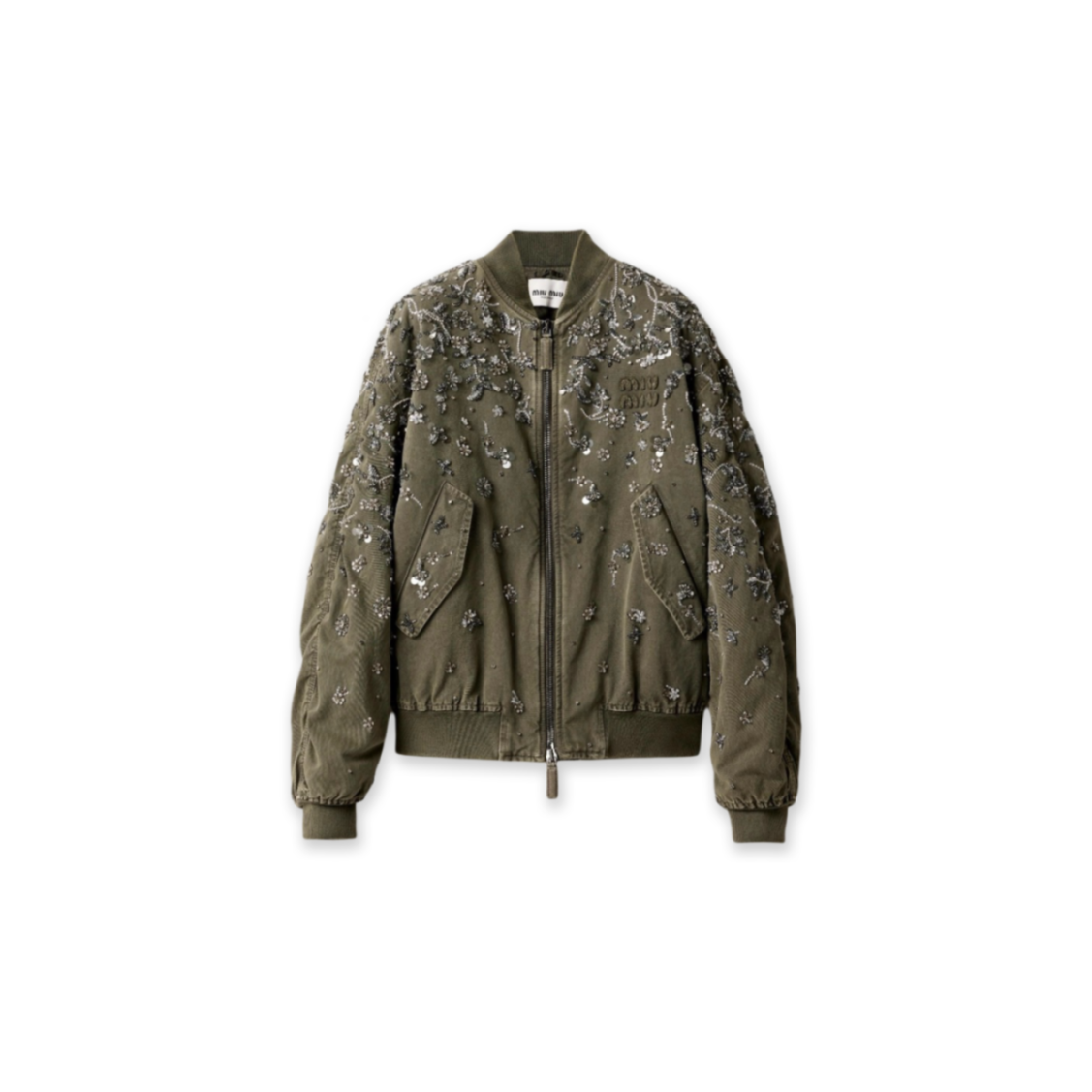 M1v M1v women''s bomber jacket in olive green ml1133